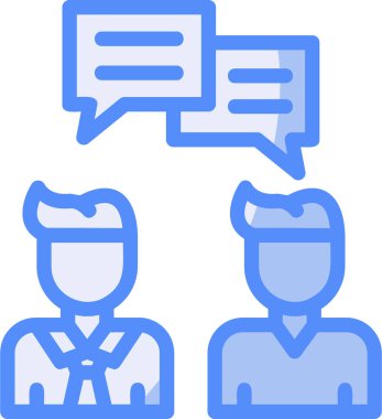 sohbet tartışma iletişim simgesi