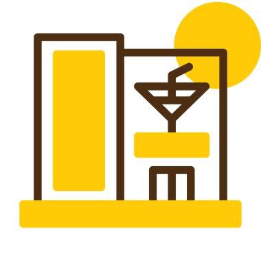 Yapı simgesinin vektör illüstrasyonu