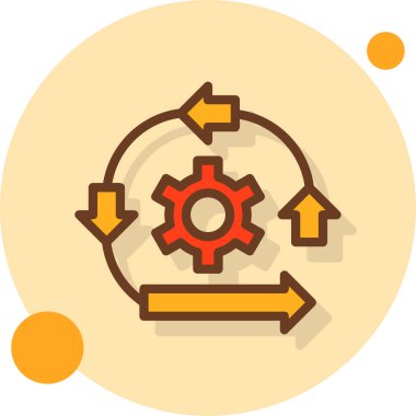 Simge vektör illüstrasyonu ayarlanıyor