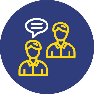 İnsan simgesinin vektör illüstrasyonu