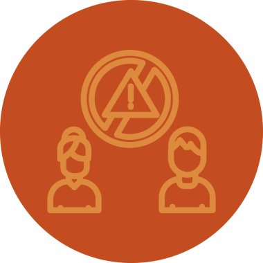 İnsan simgesinin vektör illüstrasyonu