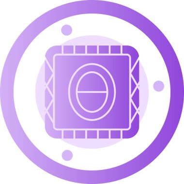 Seo modern simgesi için vektör illüstrasyonu