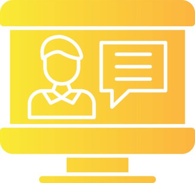 iş adamı simgesi vektör illüstrasyonu