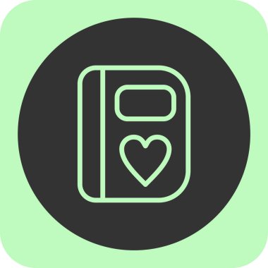 Aşk simgesi vektör illüstrasyonu