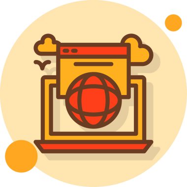 Web renk simgesi. Vektör çizim