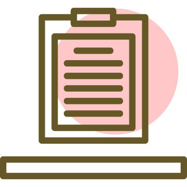 Bir kitap simgesinin vektör illüstrasyonu