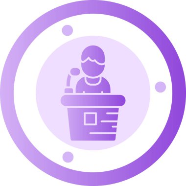 Beyaz gömlekli, mavi şapkalı ve sepetli bir adamın vektör çizimi.