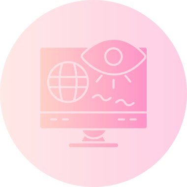 seo modern simgesinin vektör illüstrasyonu