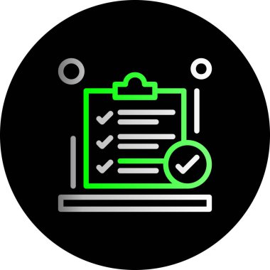 belge simgesi vektör illüstrasyonu