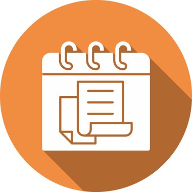 Belge. Web simgesi basit illüstrasyon