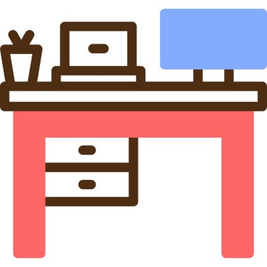 mobilya kutsal kişilerin resmi, vektör çizim