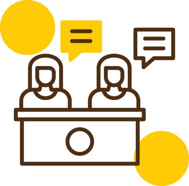 İnsan simgesinin vektör illüstrasyonu