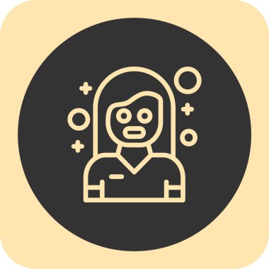 Vektör Avatar Simgesi illüstrasyonu