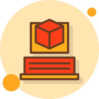 kutu simgesi vektör illüstrasyonu