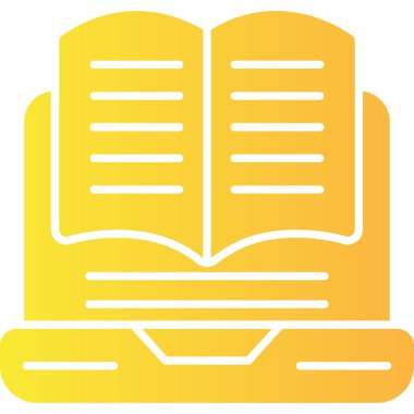 kitap simgesi vektör illüstrasyonu