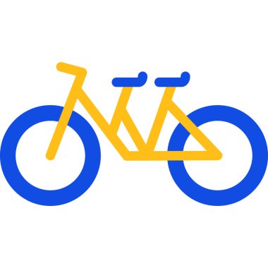 Bisiklet. Web simgesi basit illüstrasyon