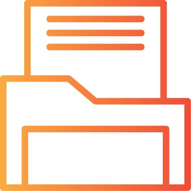 belge dizini dosya simgesi ana hat biçiminde