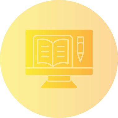 Kitap. Web simgesi basit illüstrasyon