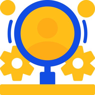 Teçhizat Web simgesi basit illüstrasyon