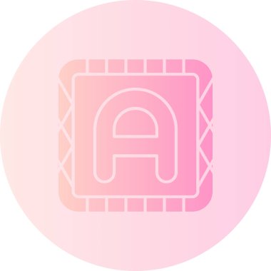 Modern bir simgenin vektör illüstrasyonu