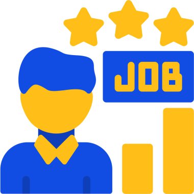 Çalışan simgesi vektör illüstrasyonu