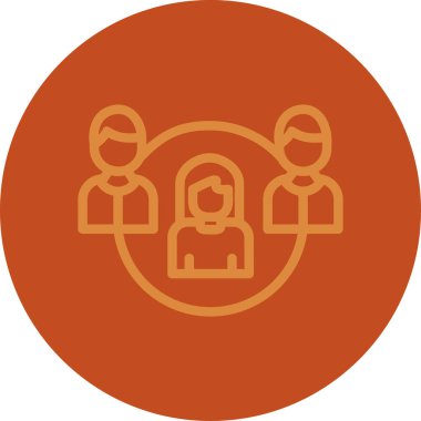 İnsan simgesinin vektör illüstrasyonu