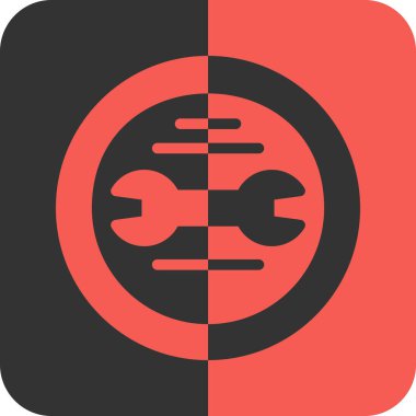 Modern bir simgenin vektör illüstrasyonu