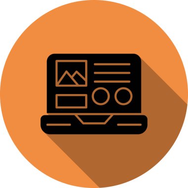 Modern eğitim ikonunun vektör illüstrasyonu