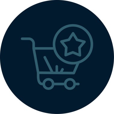 alışveriş sepeti simge vektör