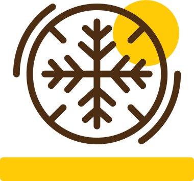 Kar simge vektör çizim