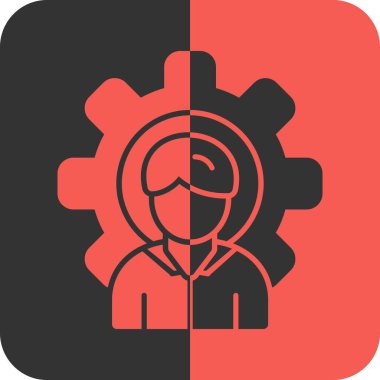 Geliştirme simgesi, vektör, düz tasarım