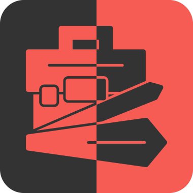 Uzun gölgeli mobil kameranın vektör simgesi