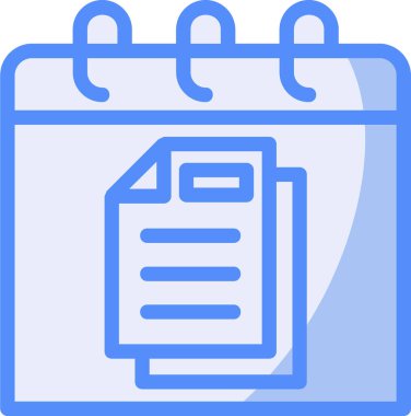 ajanda iş takvimi simgesi