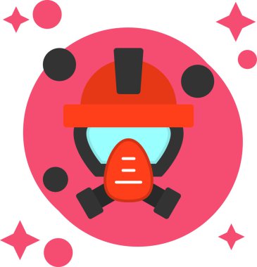 Miğfer. Web simgesi basit tasarım