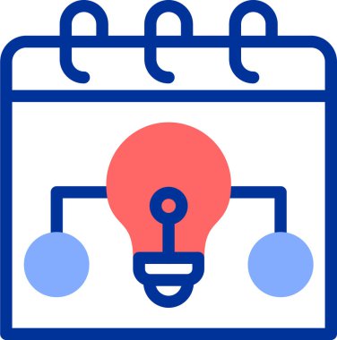 Bir fikrim var. Web simgesi basit illüstrasyon