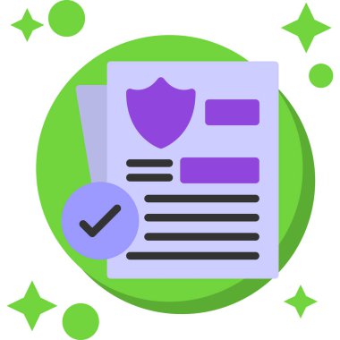 Yapılacaklar listesi web simgesi basit illüstrasyon