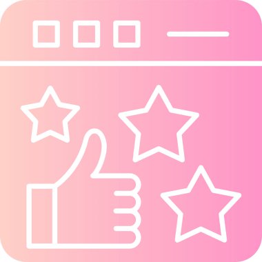 başparmak yukarı simgesi, vektör illüstrasyonu