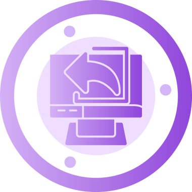 Seo simgesinin vektör illüstrasyonu