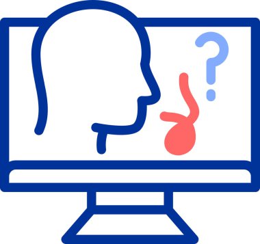 Çağrı merkezi. Web simgesi vektör illüstrasyonu