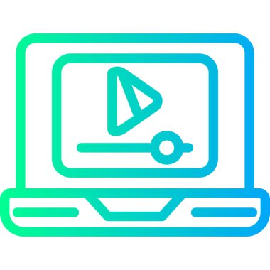 Modern simgenin vektör illüstrasyonu