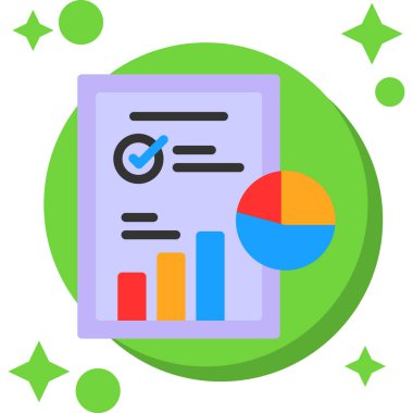 İş dünyasındaki veri analiz tablosu simgesi - yönetim kategorisi