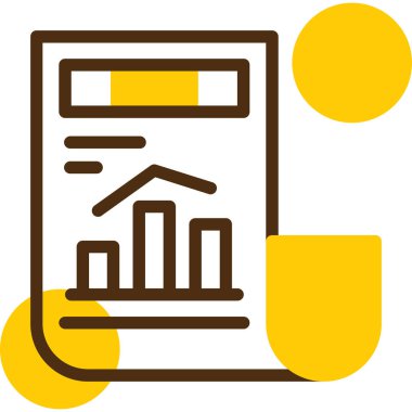 Taslak biçiminde muhasebe işi finansal simgesi