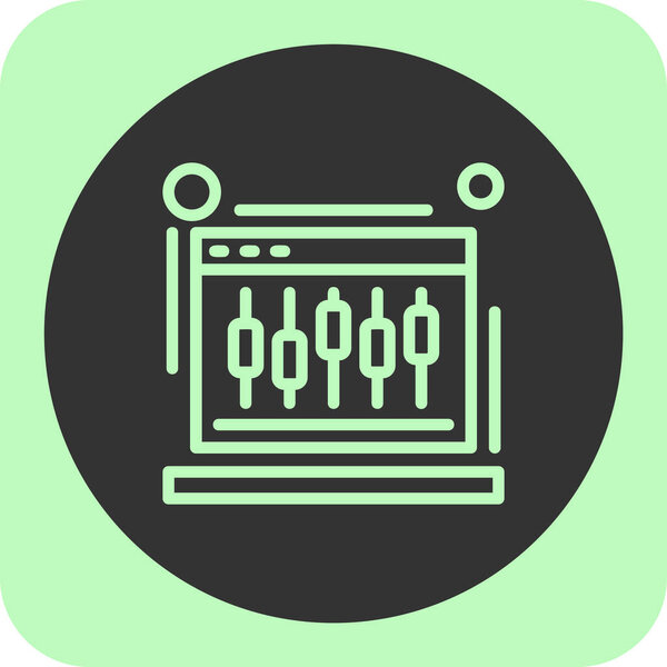 иконка микрочипа в модном плоском стиле выделена на сером фоне