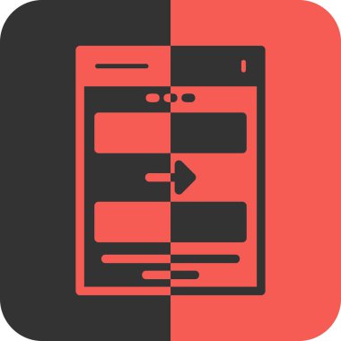 Web simgesi vektör illüstrasyonu