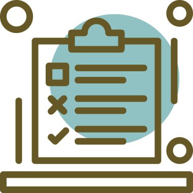 Belge simgesi tasarımının vektör illüstrasyonu