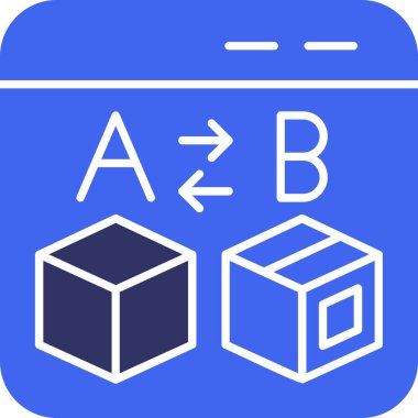 kutu simgesi vektör illüstrasyonu