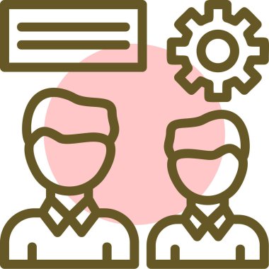 İş ve finans simgesinin vektör illüstrasyonu