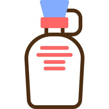 Yazın içecek içecek ikonu, içki kategorisi