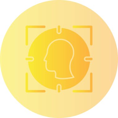 Beyin. Web simgesi basit illüstrasyon