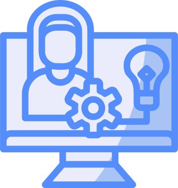 iş fikri kutsal kişilerin resmi, vektör çizim